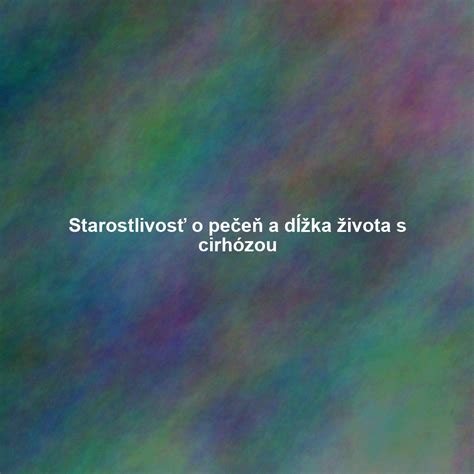 ilustrácia pečeňového tkaniva s cirhózou a uzlíkmi