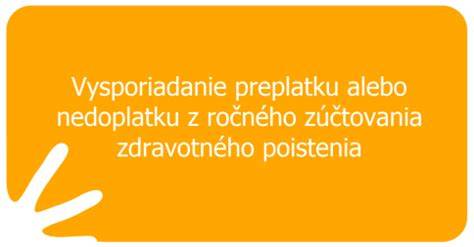 grafická vizualizácia toku zúčtovania preplatku a nedoplatku