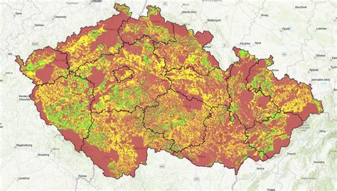 Mapa oblastí so stabilným dopytom po prenájme