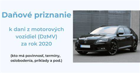 infografika pre daň z motorových vozidiel