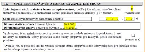 uplatnenie daňového bonusu a dokumenty