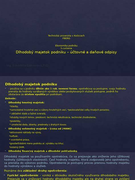 grafika rozlišujúca dlhodoby a krátkodoby majetok