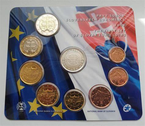 ilustracia eurobankoviek a mincí Slovensko